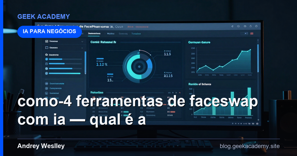 Como 4 Ferramentas de FaceSwap com IA — Qual é a MELHOR (Tutorial)