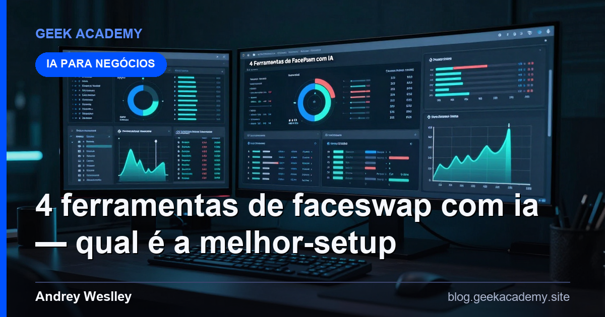 4 Ferramentas de FaceSwap com IA — Qual é a MELHOR Setup