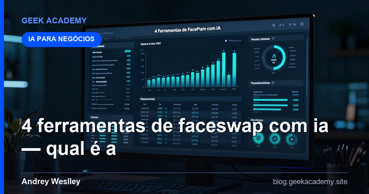 4 Ferramentas de FaceSwap com IA — Qual é a MELHOR Passo a Passo