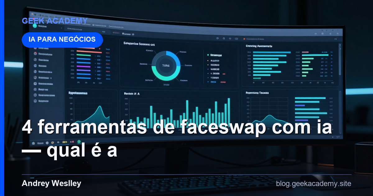 4 Ferramentas de FaceSwap com IA — Qual é a MELHOR: Review Honesto