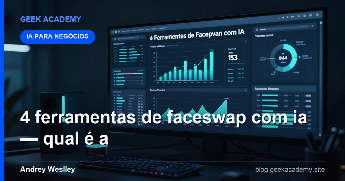 4 Ferramentas de FaceSwap com IA — Qual é a MELHOR: Tutorial Completo 2026