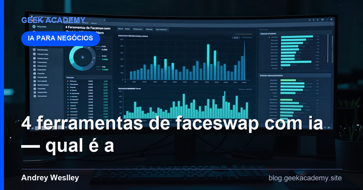 4 Ferramentas de FaceSwap com IA — Qual é a MELHOR vs Alternativas