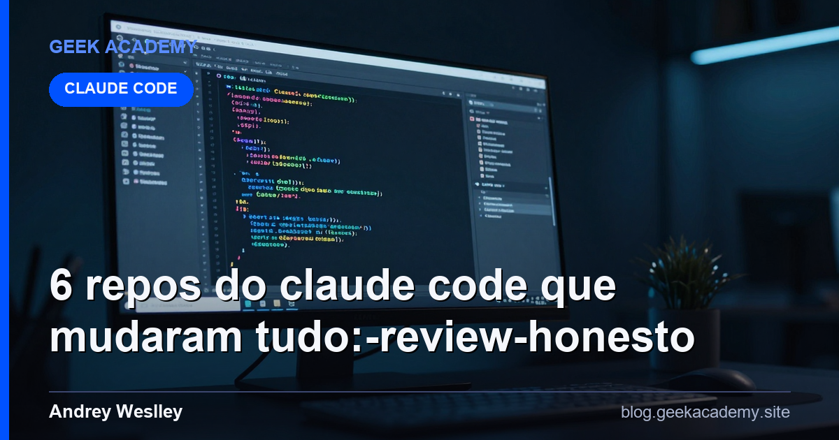 6 Repos do Claude Code que Mudaram Tudo: Review Honesto