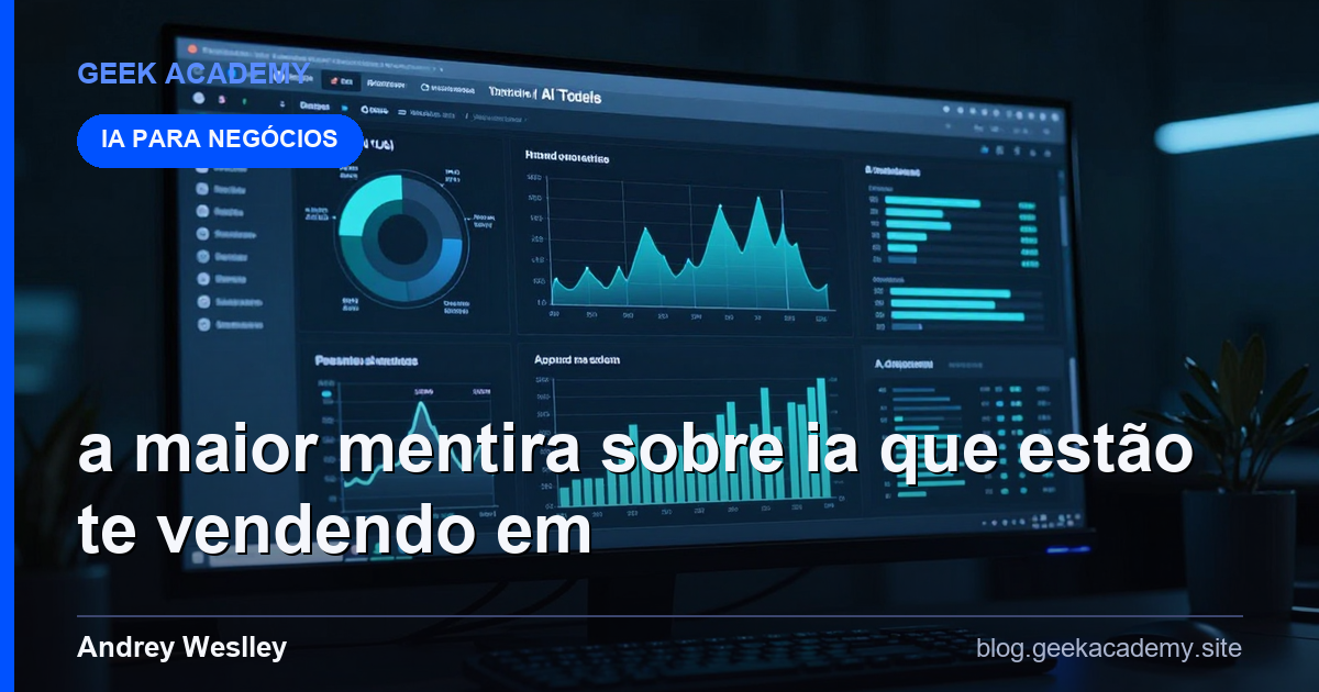 A maior mentira sobre IA que estão te vendendo em : Tutorial Completo 2026