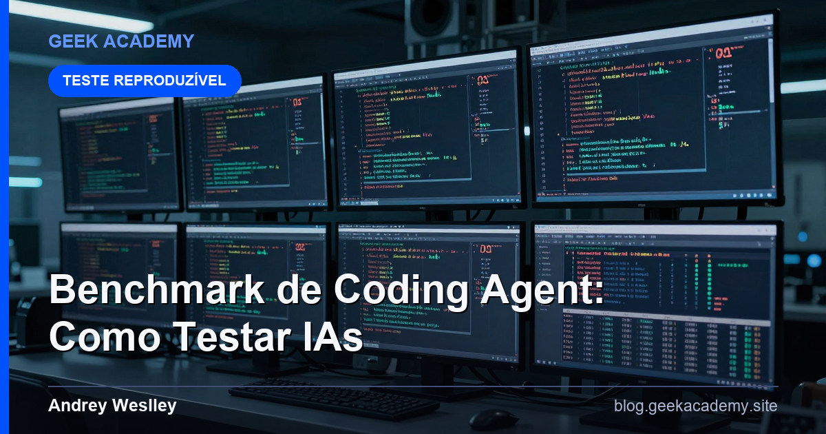 Benchmark de Coding Agent: Como Testar IA de Programação