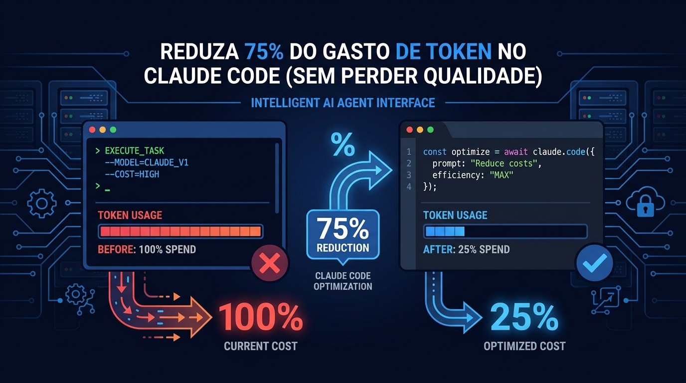 Caveman Skill: Reduza 75% do Gasto de Token no Claude Code (Sem Perder Qualidade)