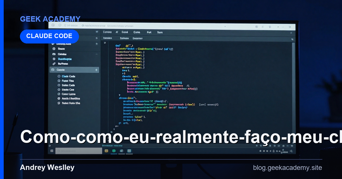Como Como eu REALMENTE faço meu Claude Code assistir um vídeo (Yo (Tutorial Real)