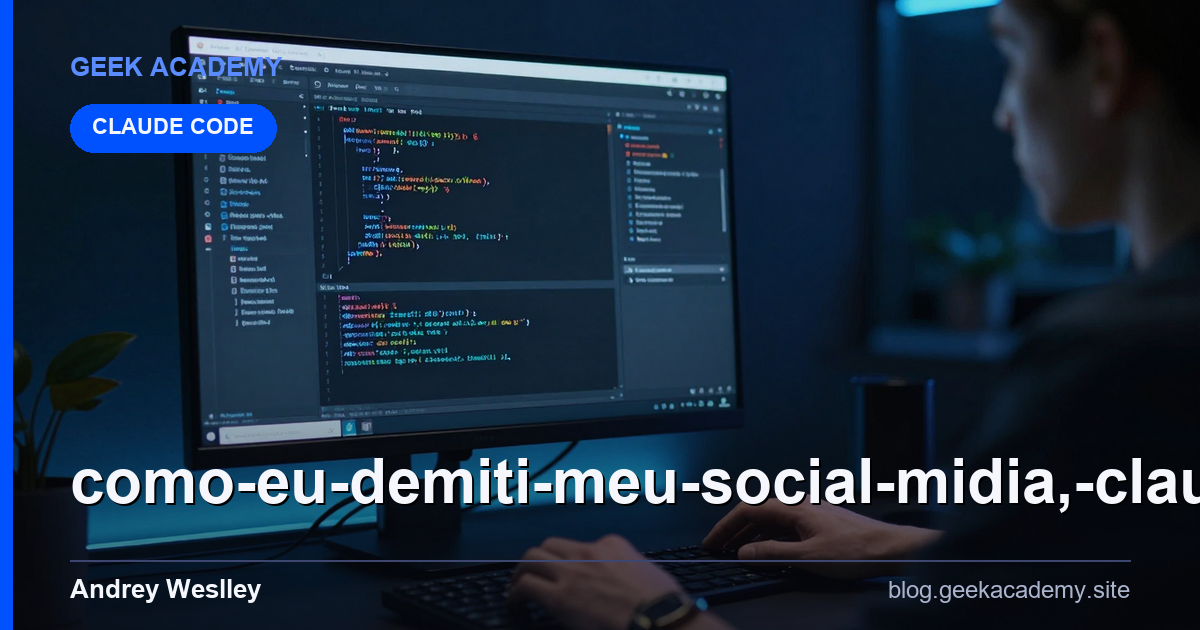 Como EU demiti meu social midia, Claude CODE fazendo carross Preço e Review 2026