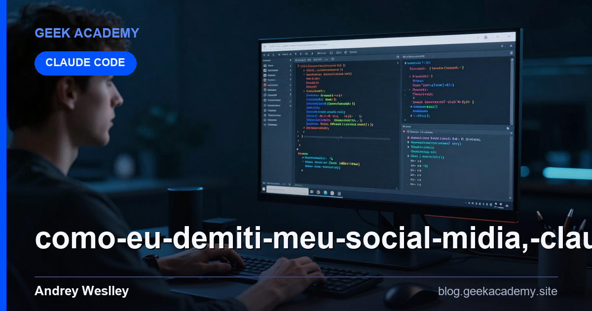 Como EU demiti meu social midia, Claude CODE fazendo carross Comparativo 2026