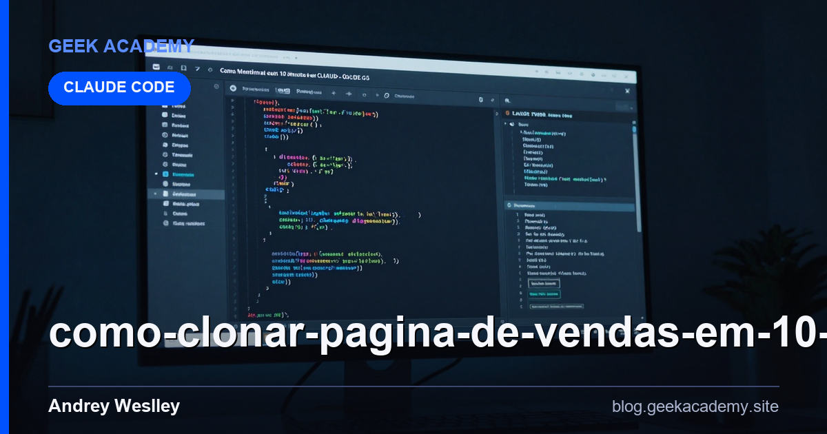 Como clonar Pagina de Vendas em 10 minutos com CLAUDE CODE G: Review Honesto