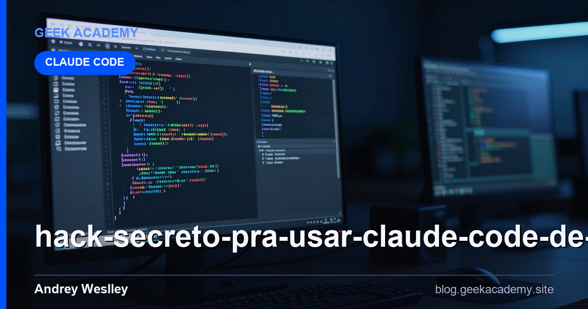 Hack secreto pra usar CLAUDE CODE de graça!: Review Honesto
