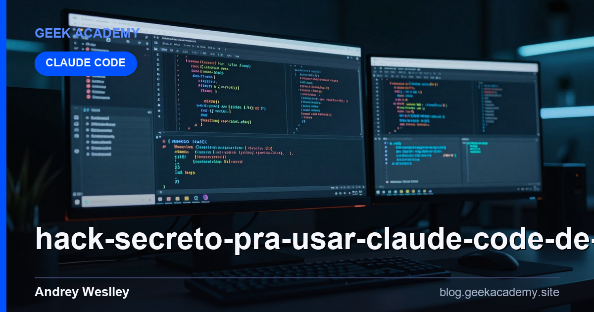 Hack secreto pra usar CLAUDE CODE de graça! Comparativo 2026