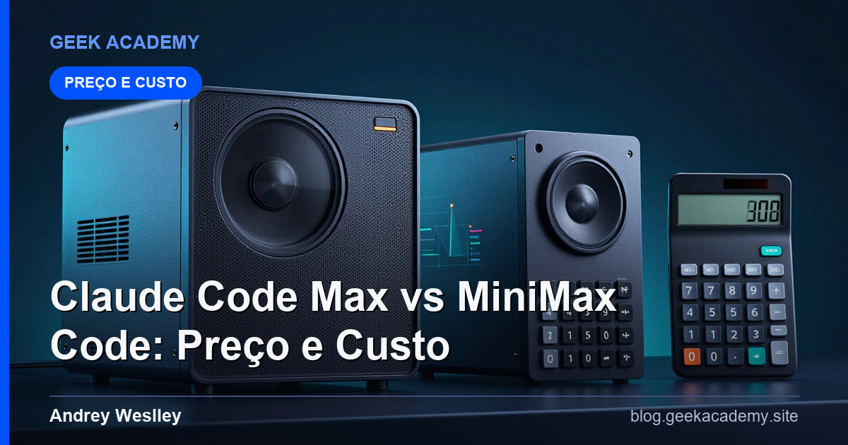 Claude Code Max vs MiniMax Code: Preço e Custo Real