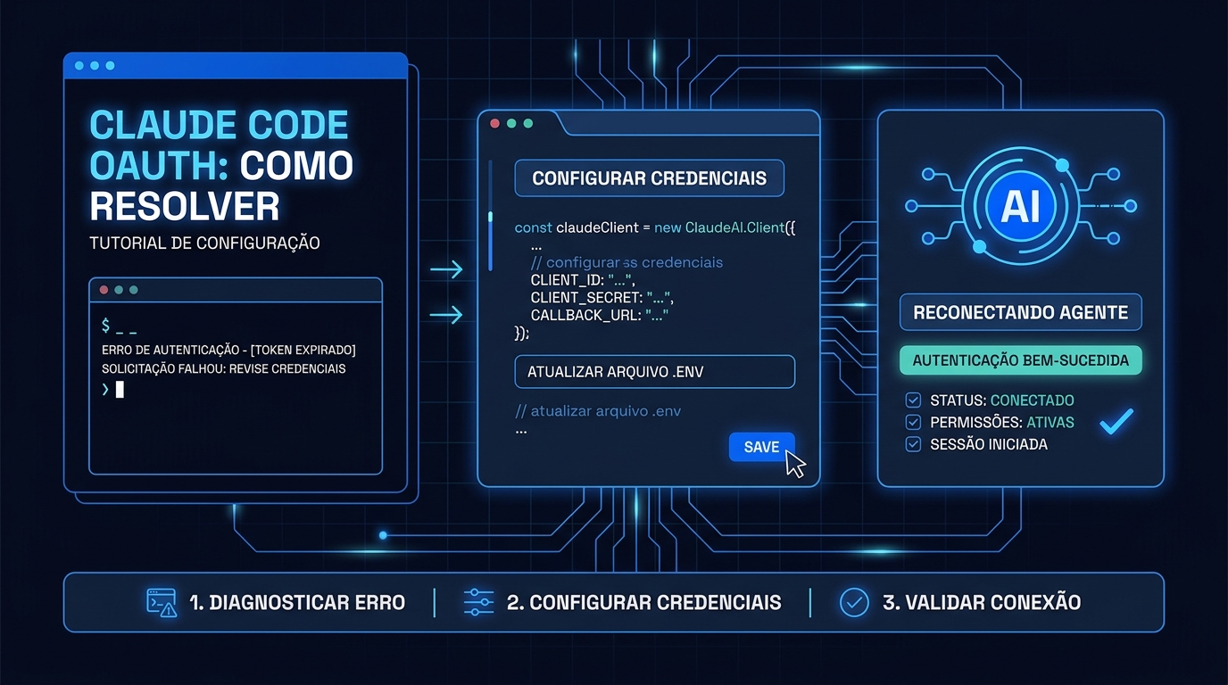 Claude Code OAuth Como Resolver (Tutorial)