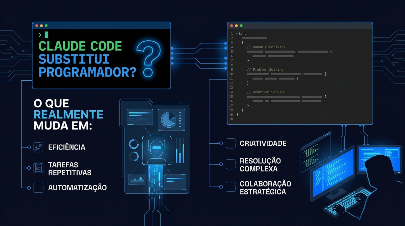 Claude Code Substitui Programador? O Que Realmente Muda em 2026