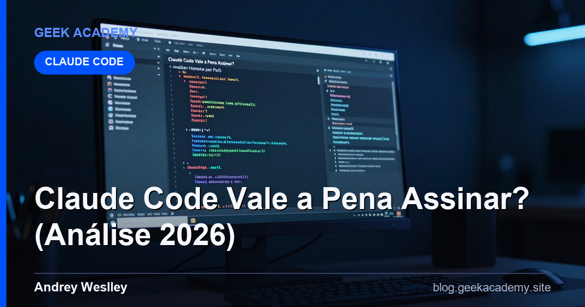 Claude Code Vale a Pena Assinar? Análise Honesta por Perfil de Uso