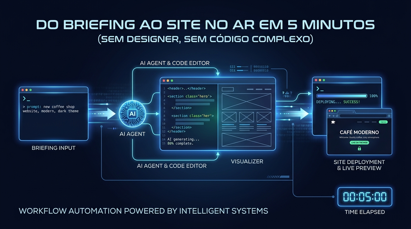 Claude Design: Do Briefing ao Site no Ar em 5 Minutos (Sem Designer)