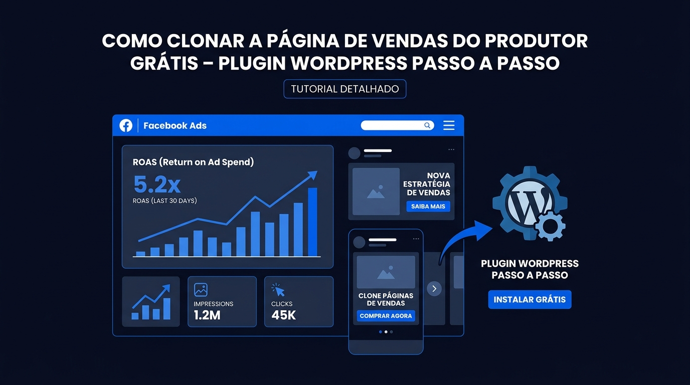 Como Clonar a Página de Vendas do Produtor Grátis – Plugin WordPress Passo a Passo