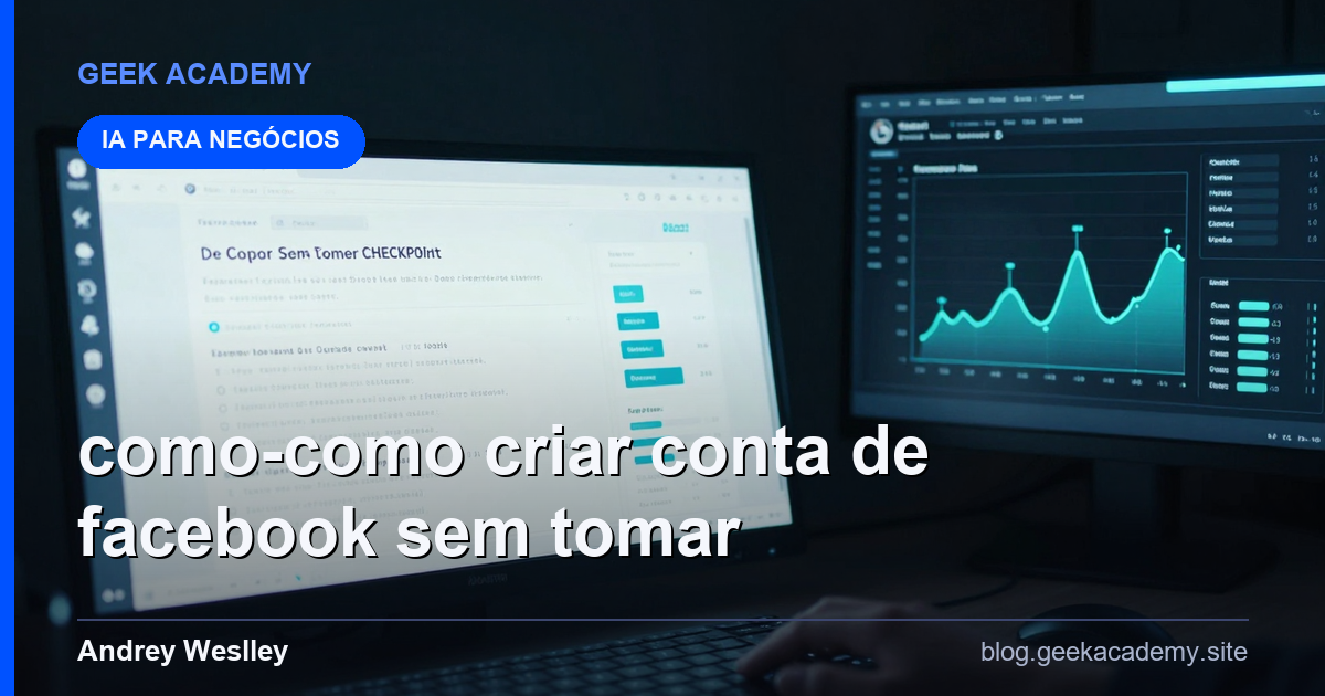 Como Como criar conta de FACEBOOK sem tomar CHECKPOINT (Tutorial)