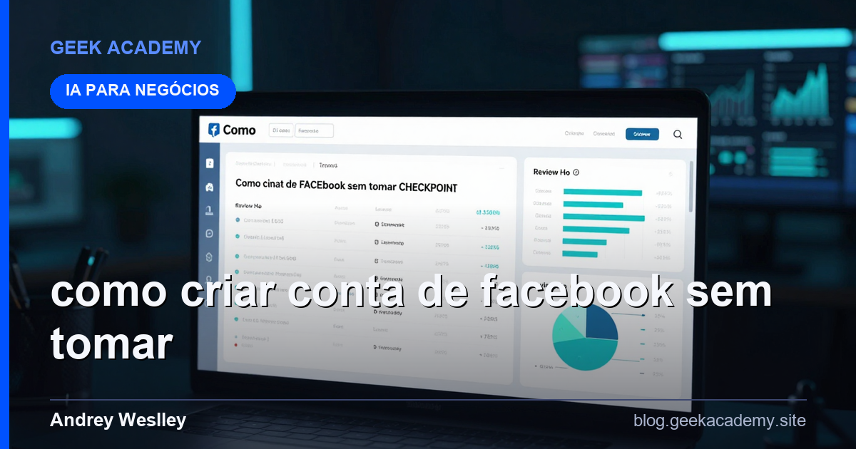 Como criar conta de FACEBOOK sem tomar CHECKPOINT: Review Honesto