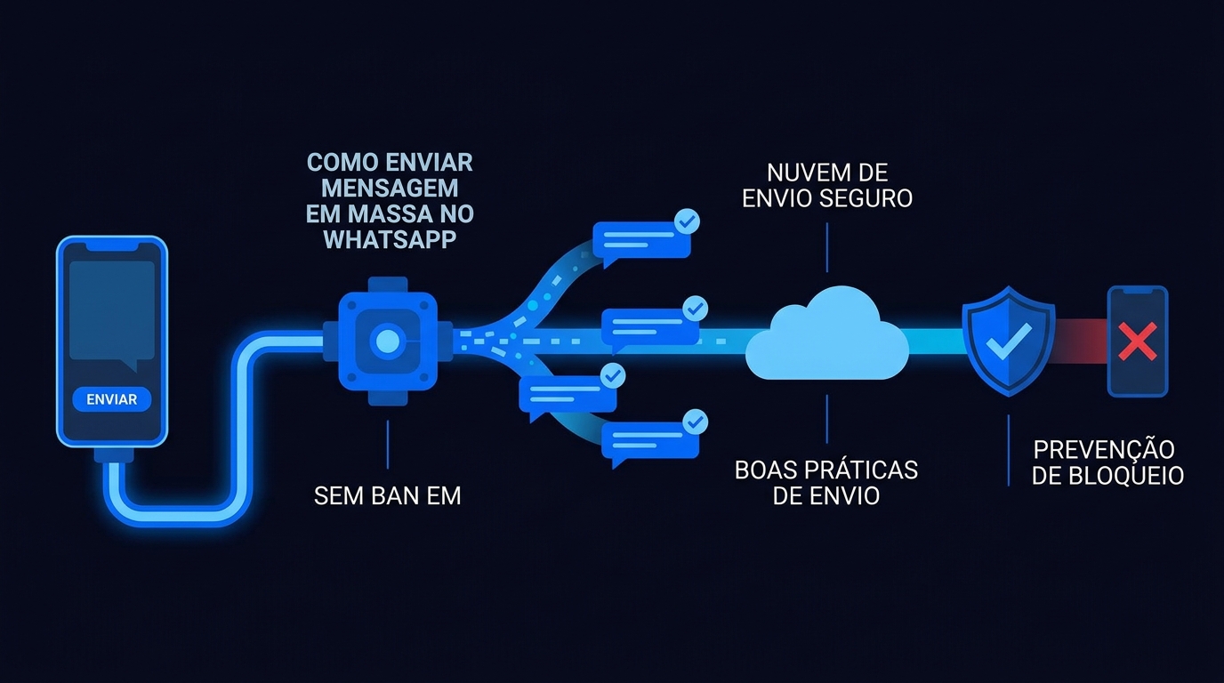 Como Enviar Mensagem em Massa no WhatsApp Sem Ban em 2026