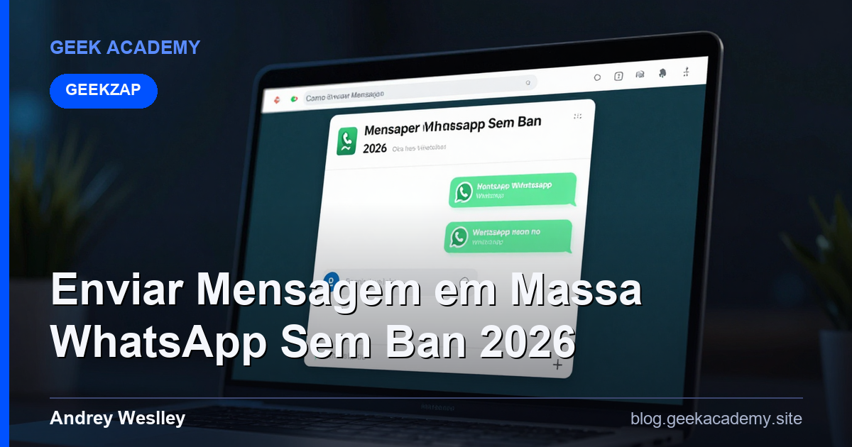 Como Enviar Mensagem em Massa no WhatsApp Sem Ban em 2026
