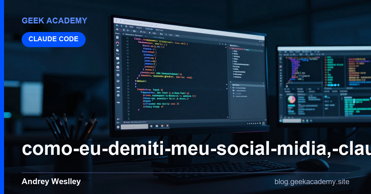 Como EU demiti meu social midia, Claude CODE fazen Preço e Review 2026