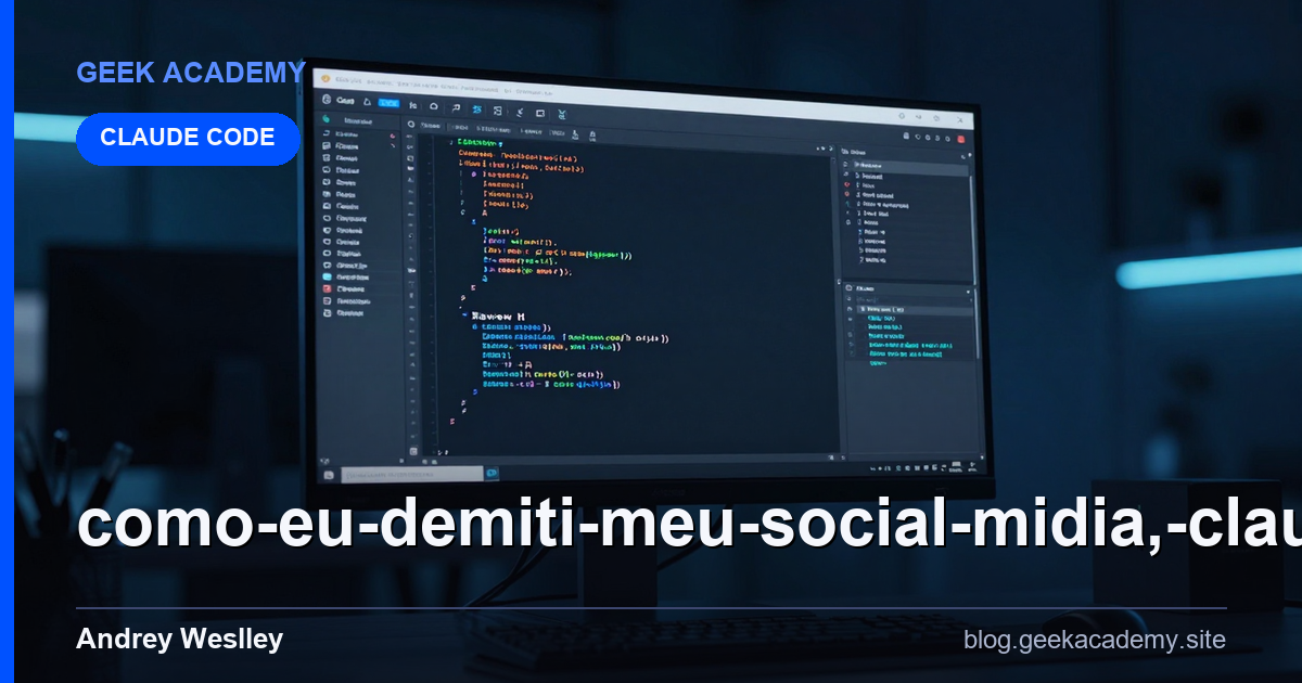 Como EU demiti meu social midia, Claude CODE fazen: Review Honesto