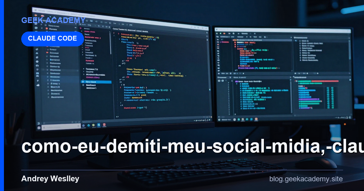 Como EU demiti meu social midia, Claude CODE fazen vs Alternativas