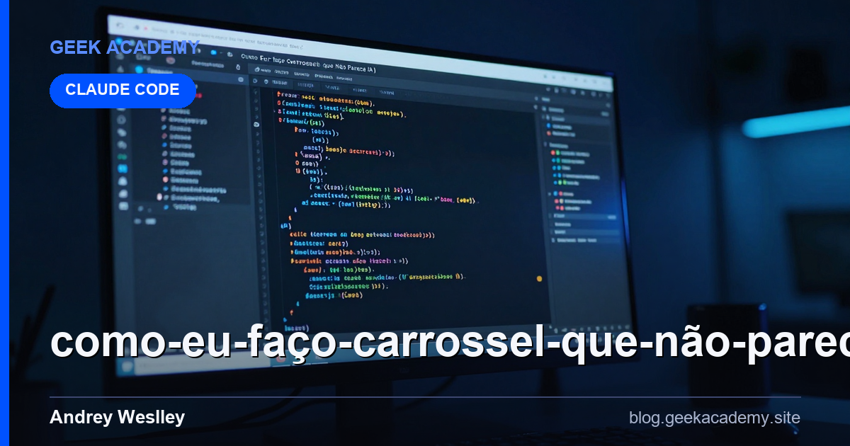 Como Eu Faço Carrossel que Não Parece IA (1 Prompt Passo a Passo
