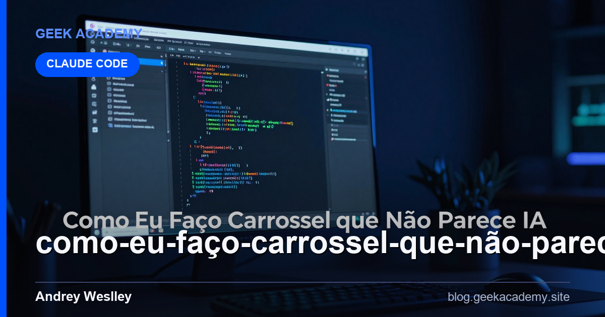 Como Eu Faço Carrossel que Não Parece IA (1 Prompt: Vale a Pena em 2026?