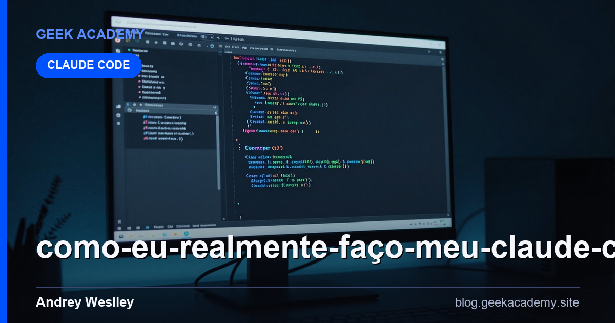Como eu REALMENTE faço meu Claude Code assistir um Setup e Configuração