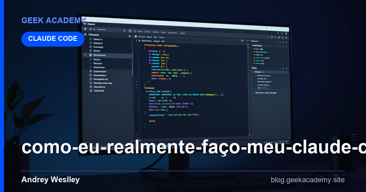 Como eu REALMENTE faço meu Claude Code assistir um Passo a Passo