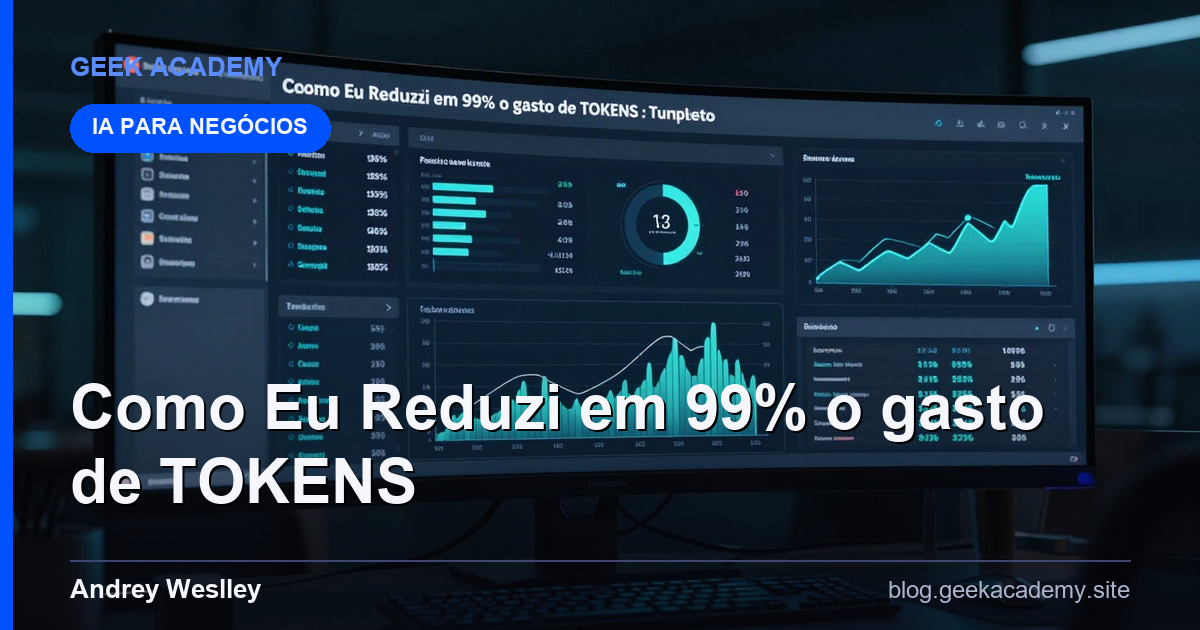 Como Eu Reduzi em 99% o gasto de TOKENS : Tutorial Completo 2026