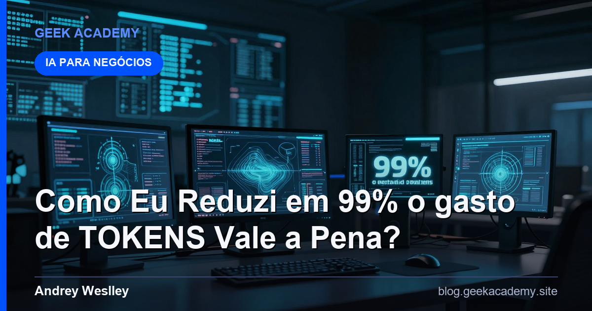 Como Eu Reduzi em 99% o gasto de TOKENS : Vale a Pena em 2026? (Review Real)