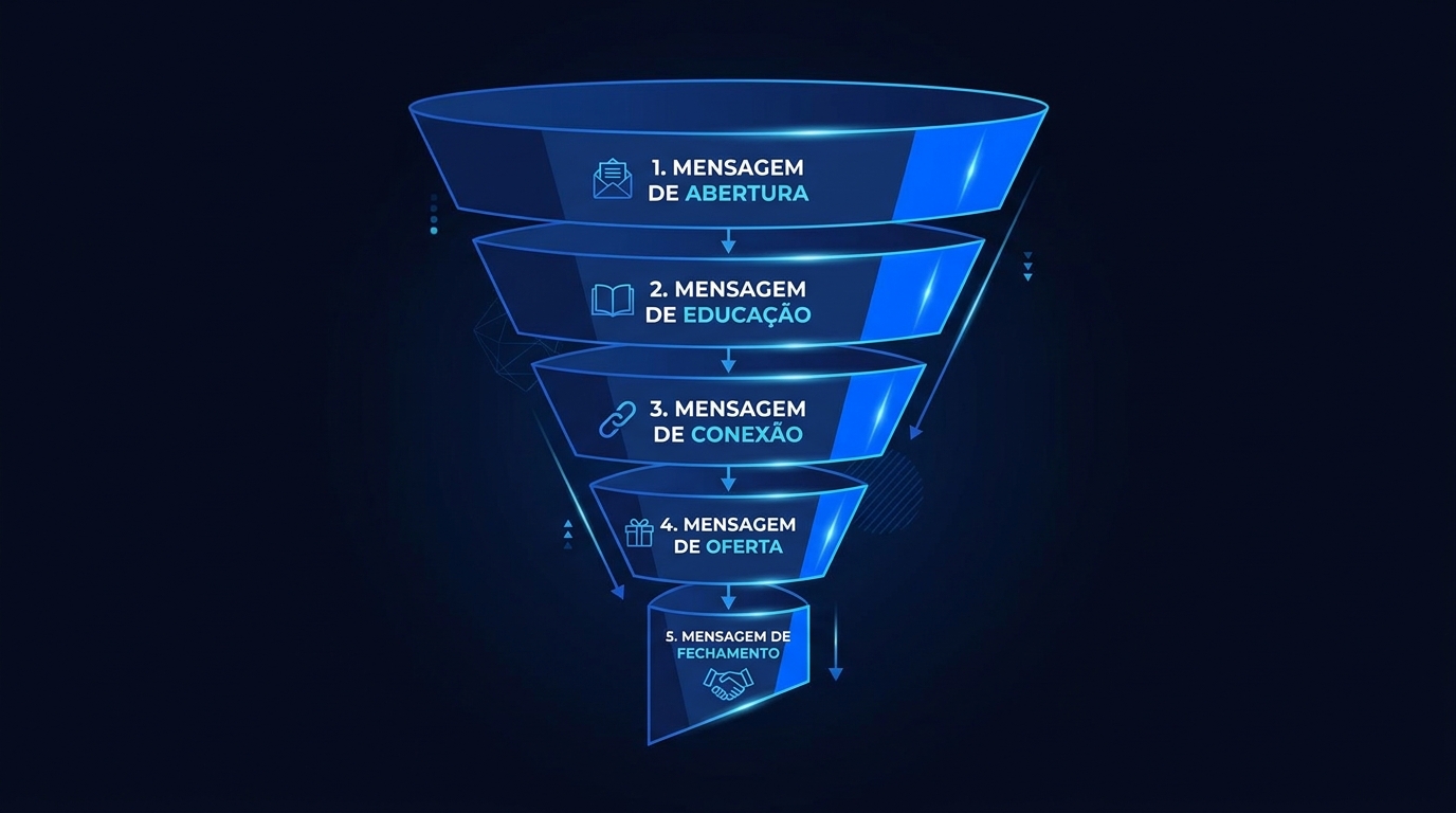 Como Fazer Lançamento de Produto Digital no WhatsApp: Funil de 5 Mensagens