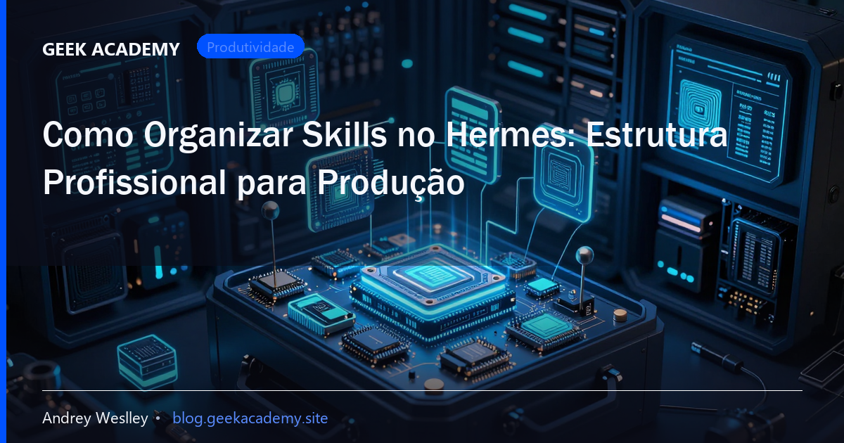 Como Organizar Skills no Hermes: Estrutura Profissional para Produção