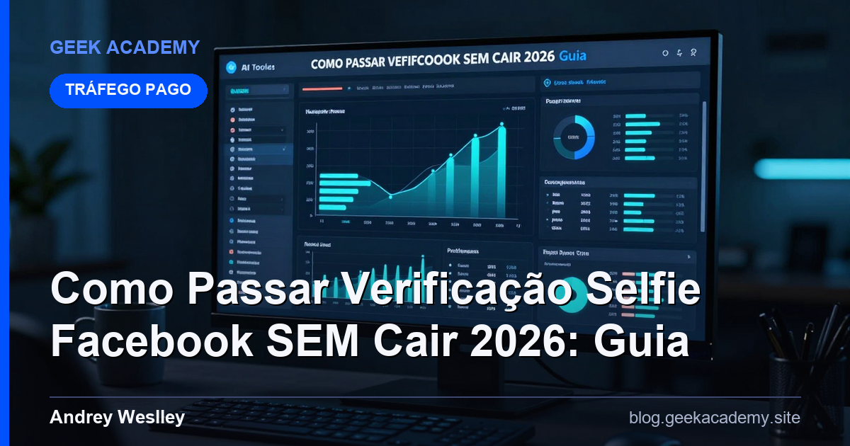 Como Passar Verificação Selfie Facebook SEM Cair 2026: Guia 