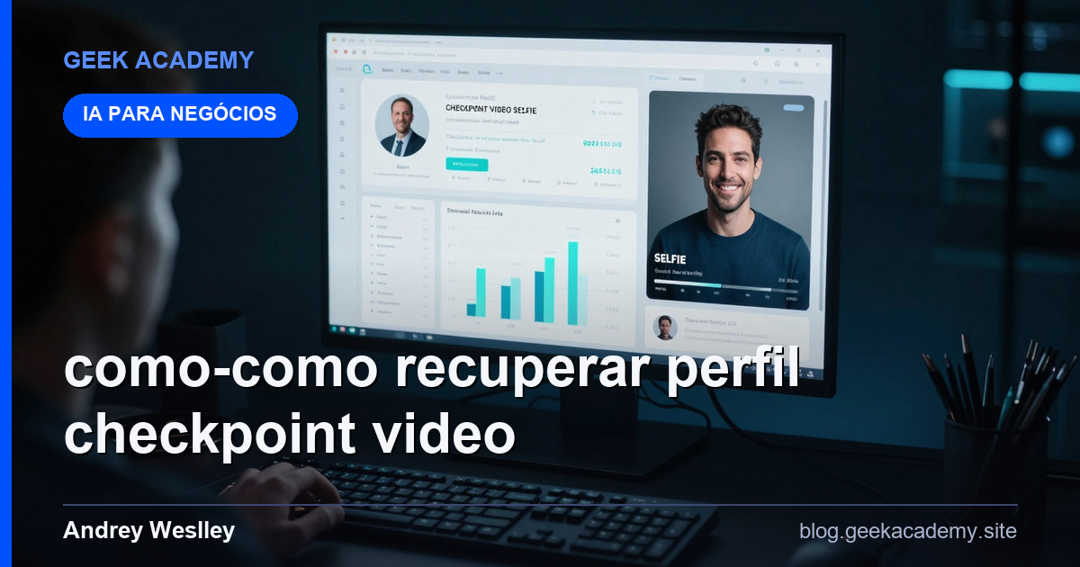 Como Como recuperar Perfil CHECKPOINT VIDEO SELFIE (Tutorial)