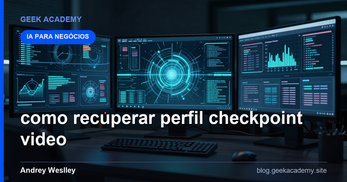 Como recuperar Perfil CHECKPOINT VIDEO SELFIE: Review Honesto