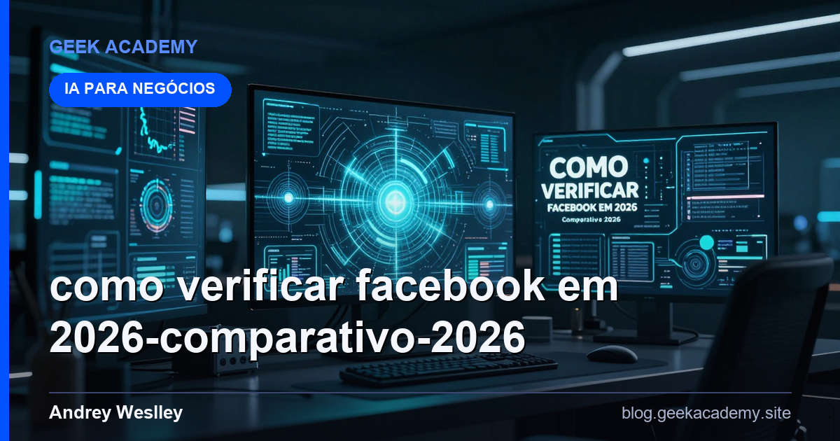 COMO VERIFICAR FACEBOOK EM 2026 Comparativo 2026
