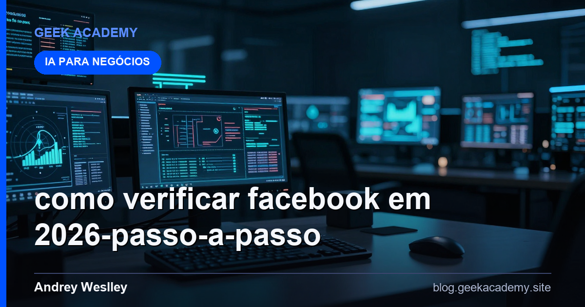 COMO VERIFICAR FACEBOOK EM 2026 Passo a Passo