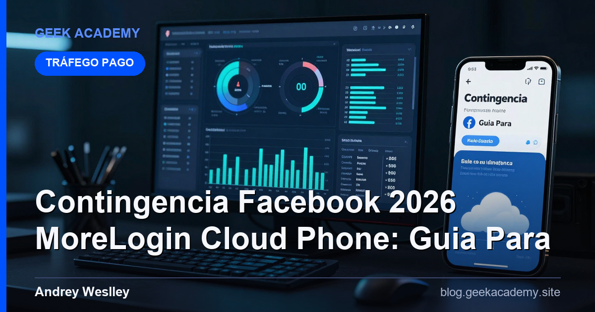Contingencia Facebook 2026 MoreLogin Cloud Phone: Guia Para 