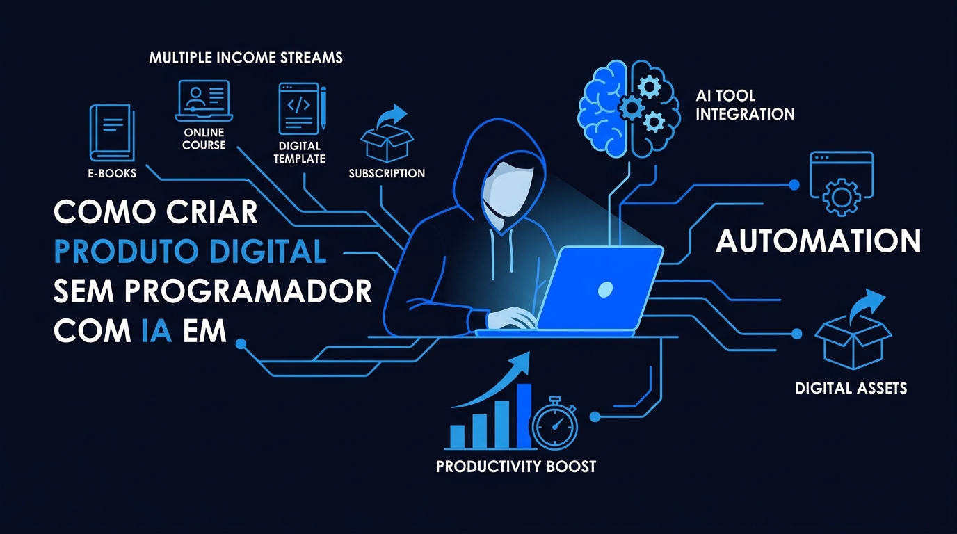 Como Criar Produto Digital Sem Programador com IA em 2026