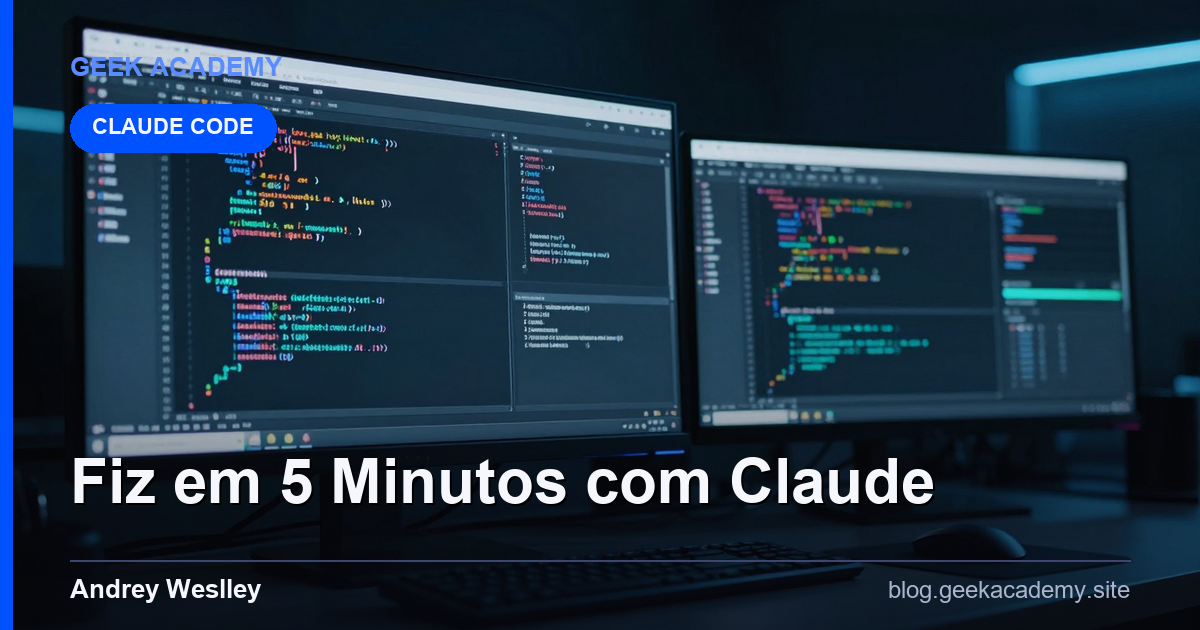 Fiz em 5 Minutos com Claude Passo a Passo (Tutorial)
