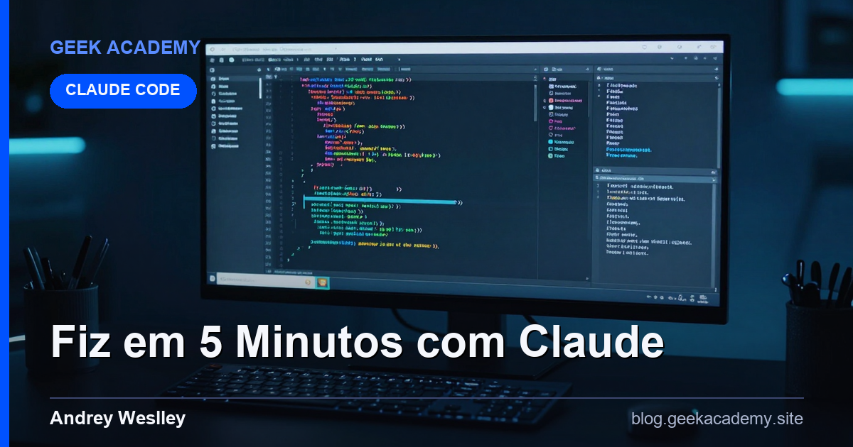 Fiz em 5 Minutos com Claude: Tutorial Completo 2026