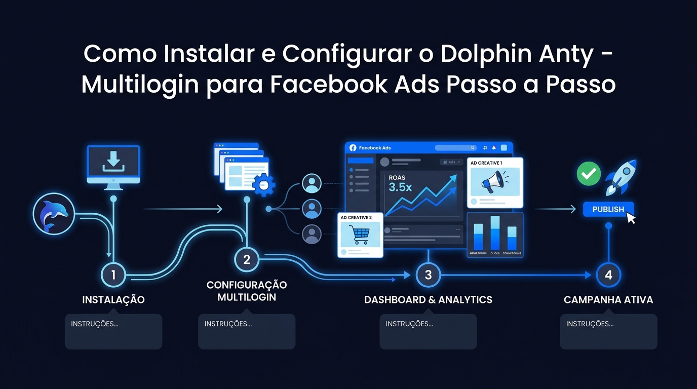 Como Instalar e Configurar o Dolphin Anty – Multilogin para Facebook Ads Passo a Passo