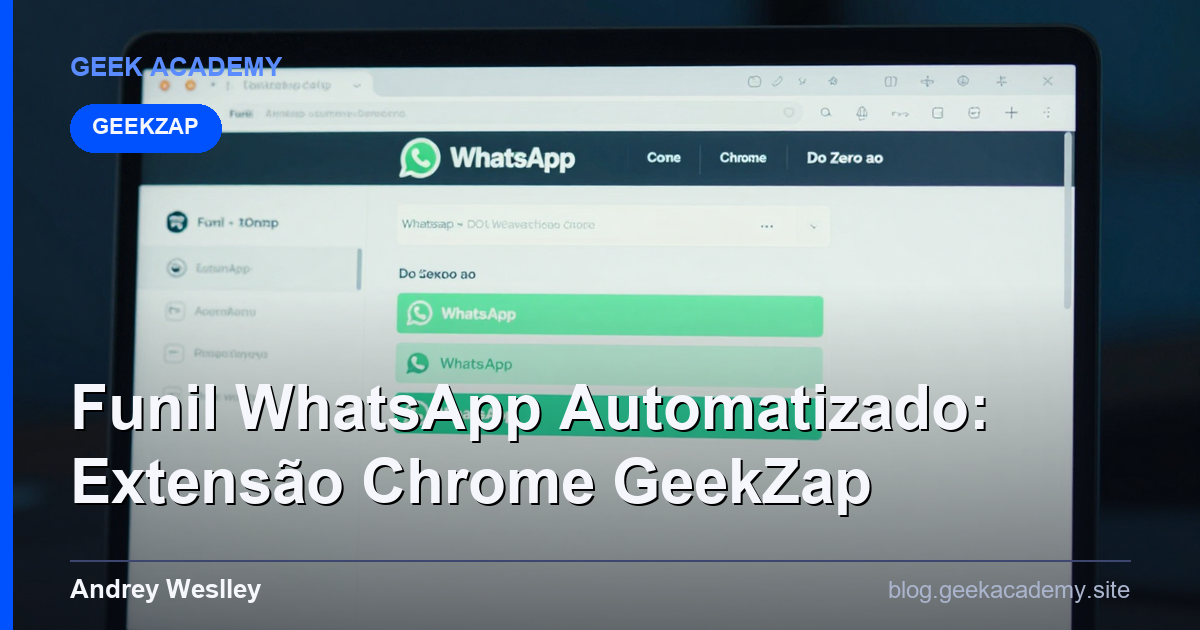Funil WhatsApp Automatizado com Extensão Chrome: Do Zero ao Setup