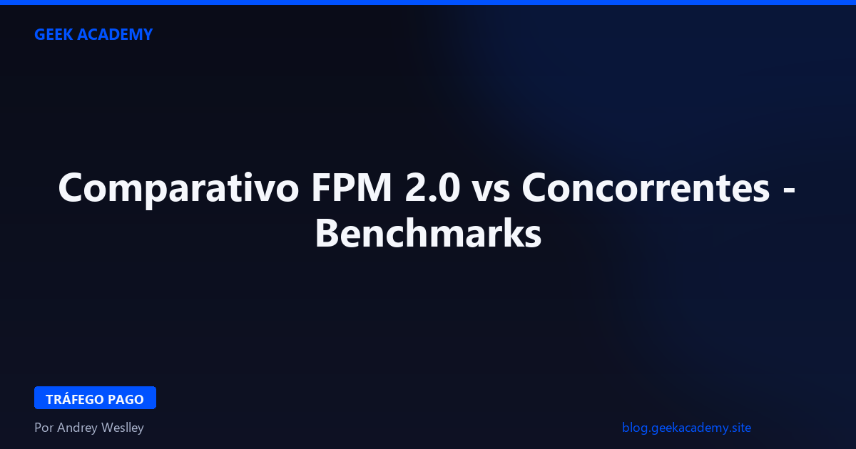 Comparativo FPM 2.0 vs Concorrentes - Benchmarks 2026