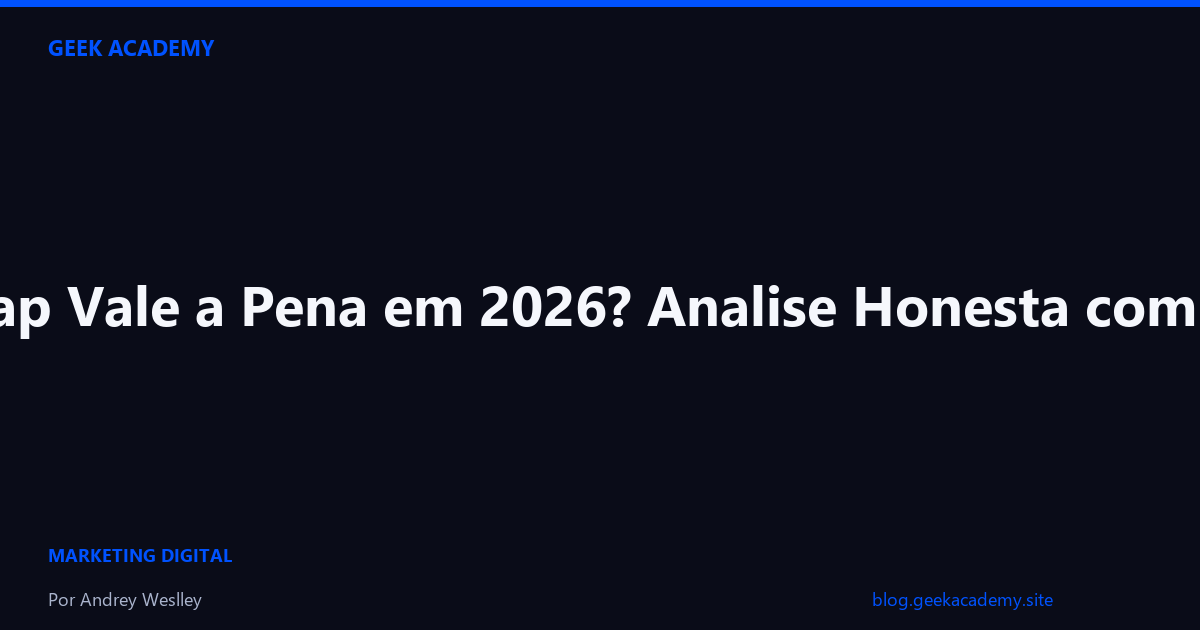 GeekZap Vale a Pena em 2026? Analise Honesta com Dados